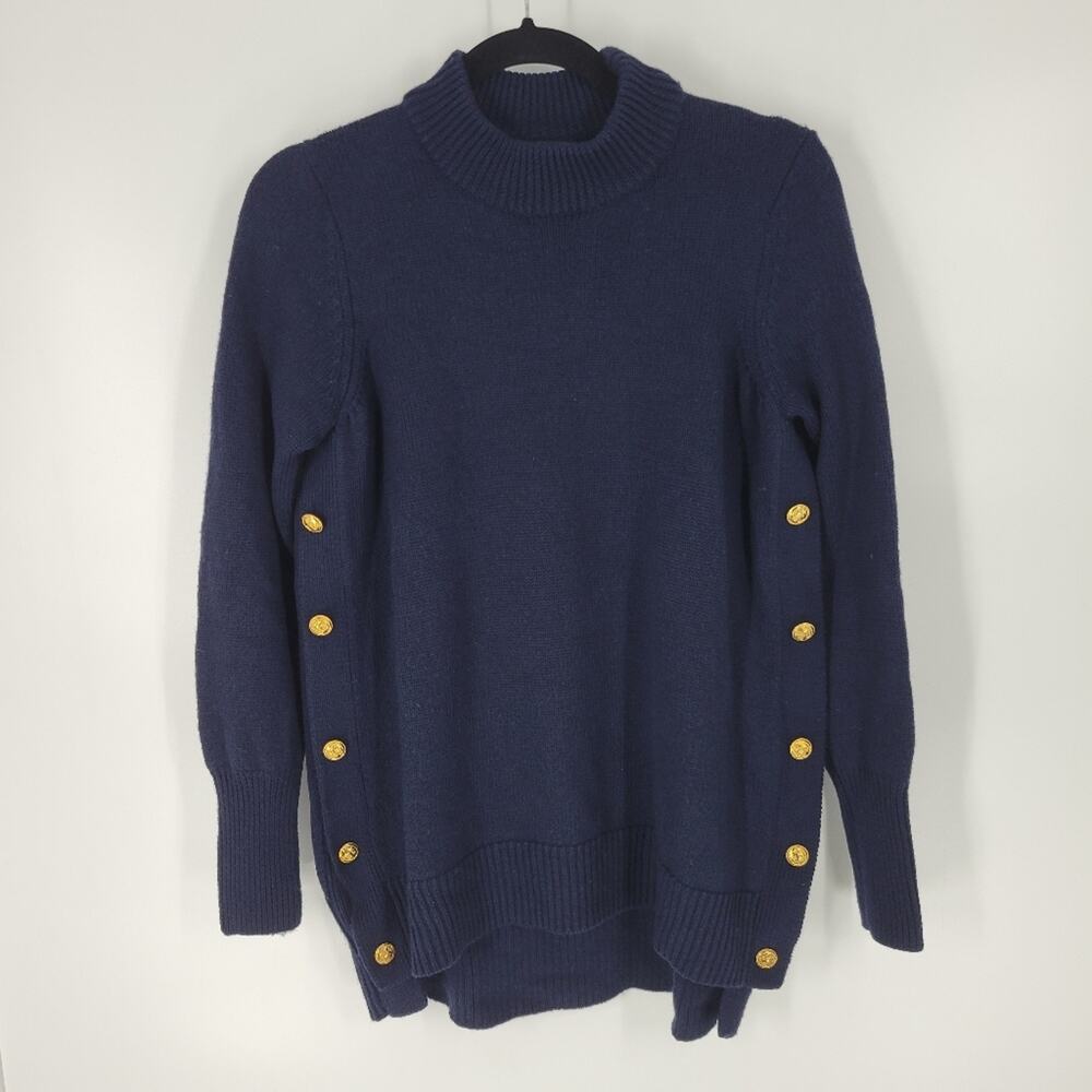 Tuckernuck Navy Wool Sophia Sweater L